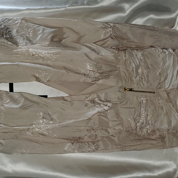 Fashion Nova Satin Ruched Mini Dress - Picture 7 of 8